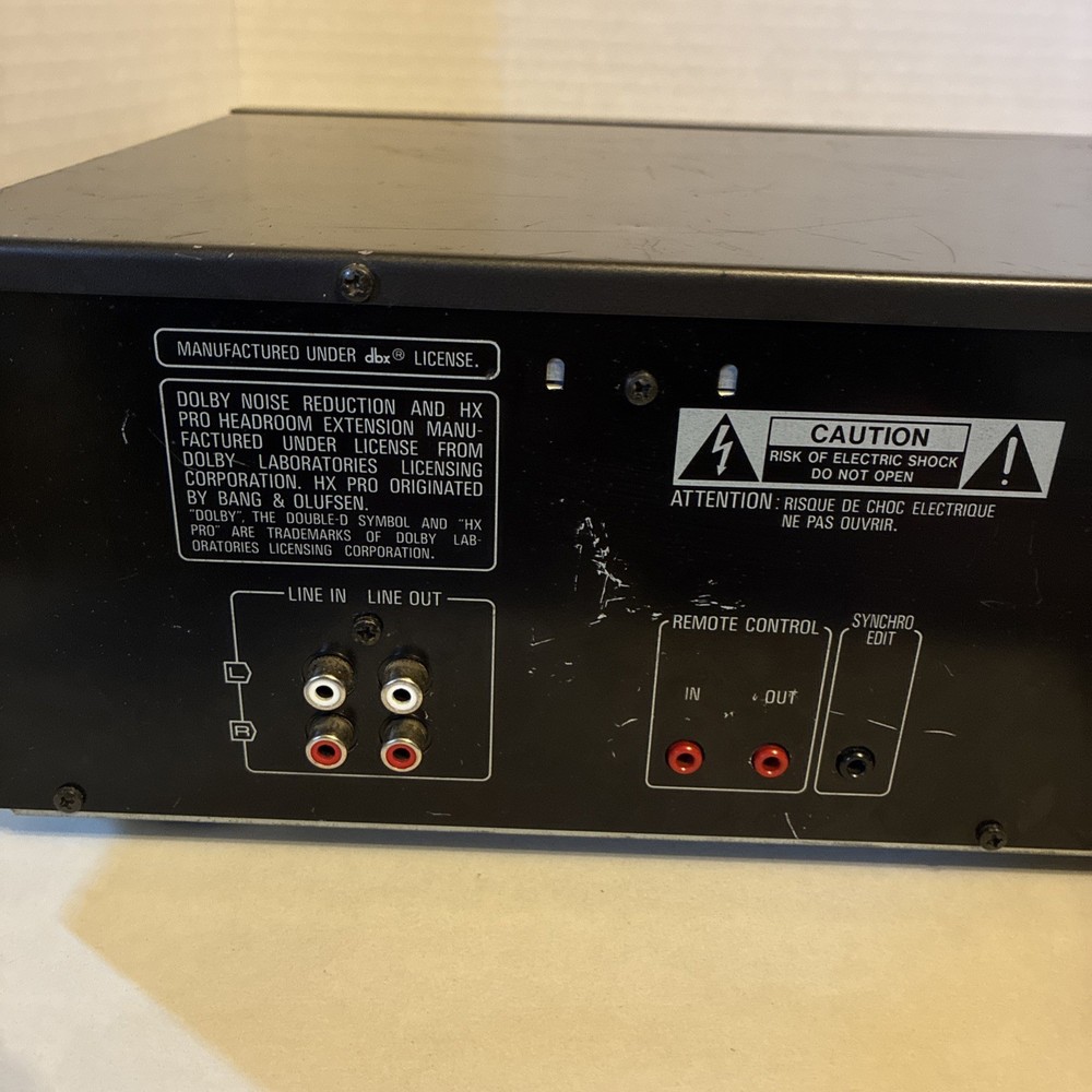 Technics Double Cassette RS-TR555 Partially Tested-Works