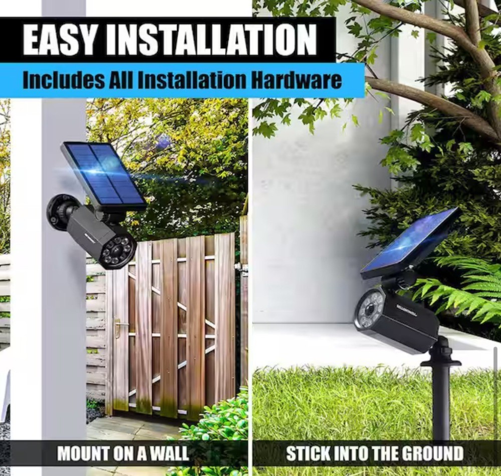 Bell & Howell Bionic Spotlight Solar Powered Security Spotlight