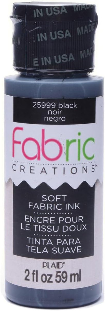 Fabric Ink in Assorted Colors (2-Ounce), Black