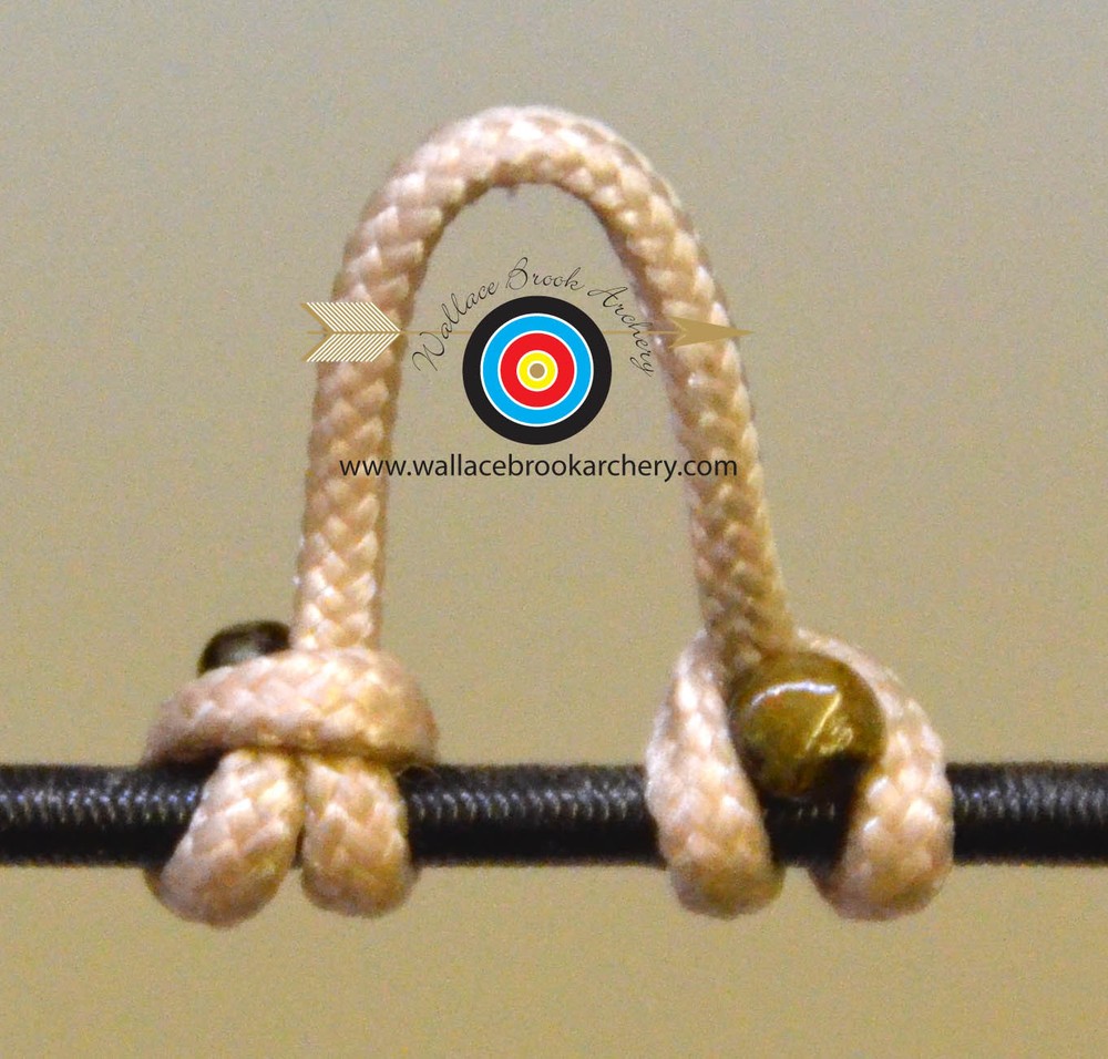 5 Pack Buckskin Archery Release Bow String Nock D Loop Bowstring BCY #24