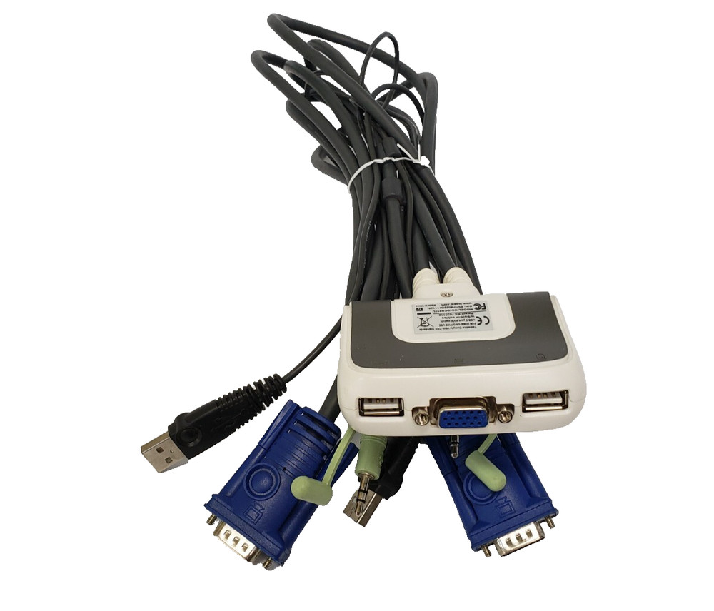 IOGEAR 2-Port VGA USB Compact KVM Switch Box - GCS632U