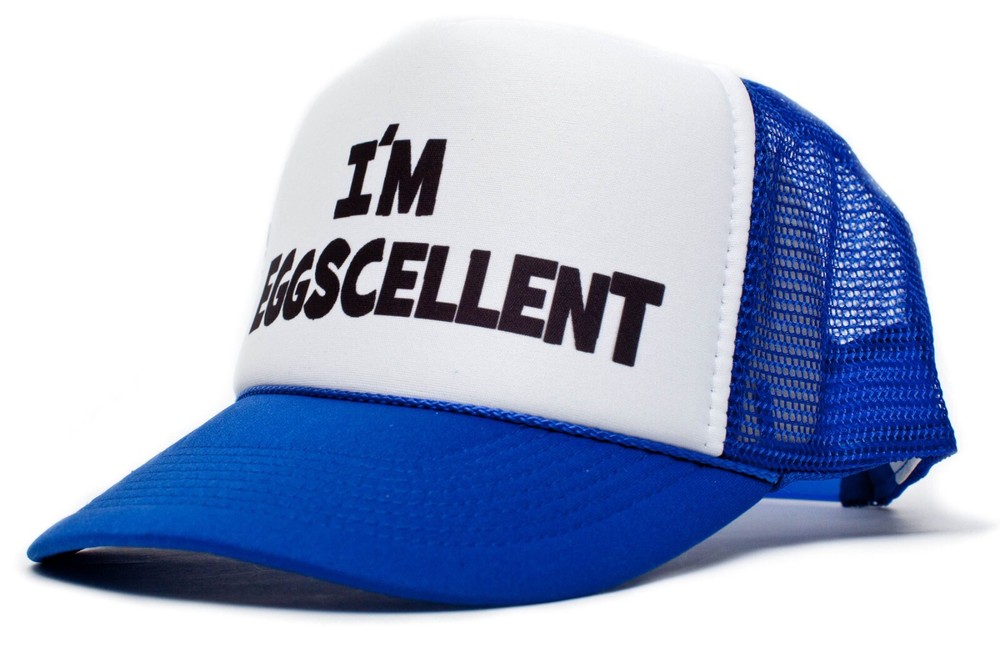 Regular Show- I'm Eggscellent Hat Cap Eggcelent Excellent Royal Curved