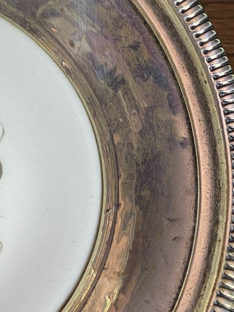 Whiting Sterling Silver China Green Wing Teal Ducks Dish