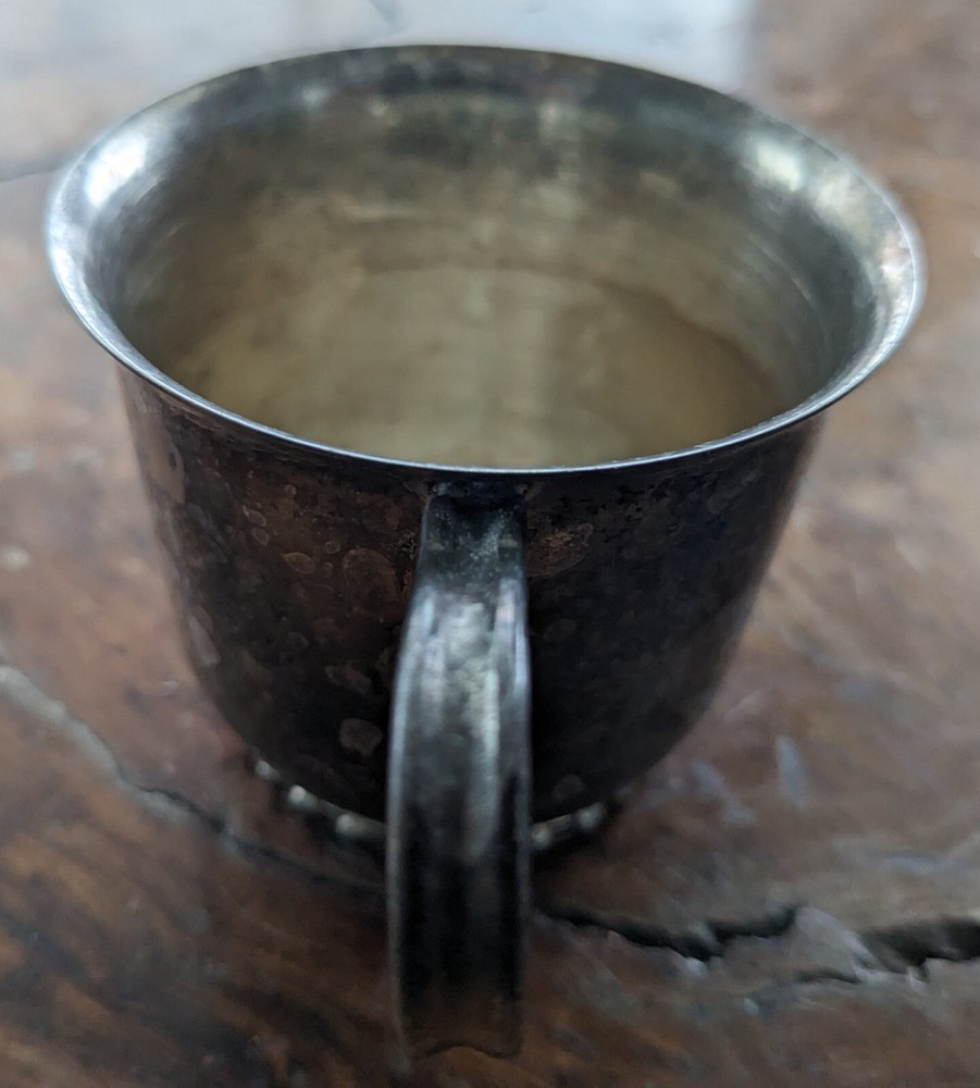 Vintage Silverplated Leonard Baby Cup