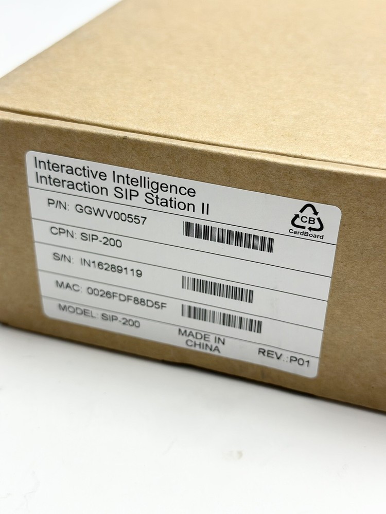 Interactive Intelligence Interaction SIP Station II GGWV00557 SIP-200