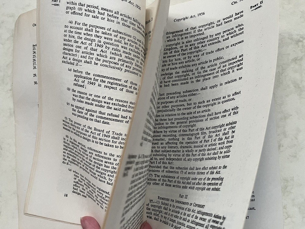 Copyright Act, 1956 4&5 Eliz. 2 Ch. 74