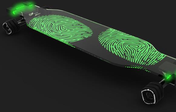 CLEAR Fingerprint Longboard
