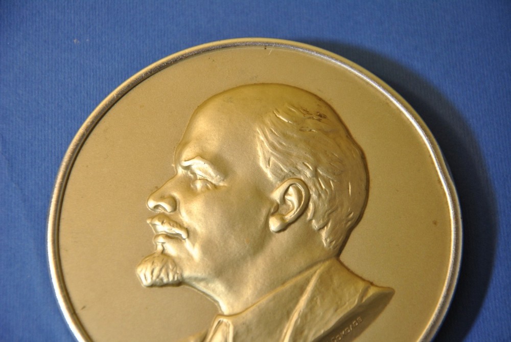 Vintage Soviet plaque. Vladimir Lenin. USSR. Original