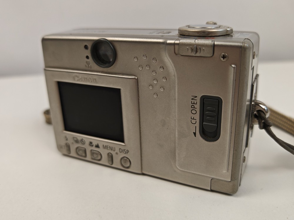 Canon Digital IXUS V PC1012 2MP Compact Camera Silver Untested No Battery