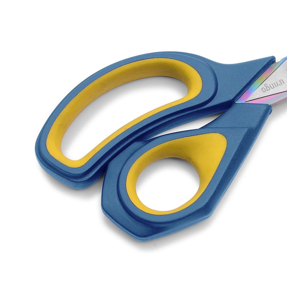 2 Pack Sharp Fabric Scissors - Heavy Duty Scissors All Purpose, Titanium Coat...