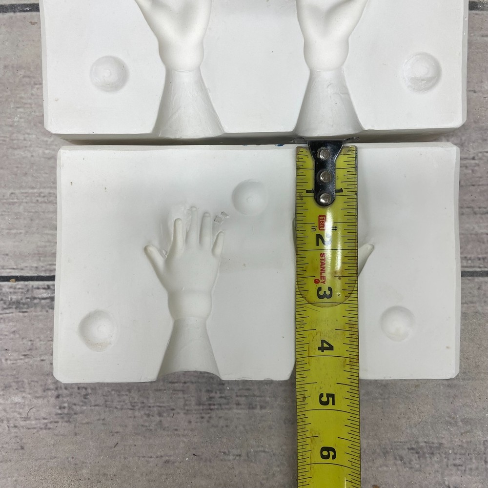 Unbranded Ceramic Casting Mold Doll Hands #3012-5