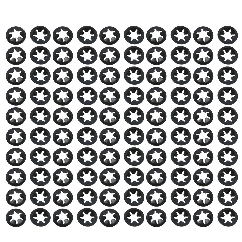 100 Pcs 5mm x 12mm Internal Tooth    ing Washers