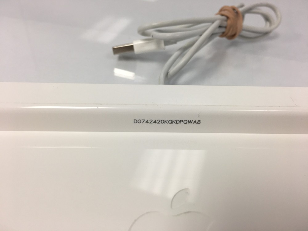 Apple A1243 Wired USB Keyboard Fully Functional #14 AS-IS
