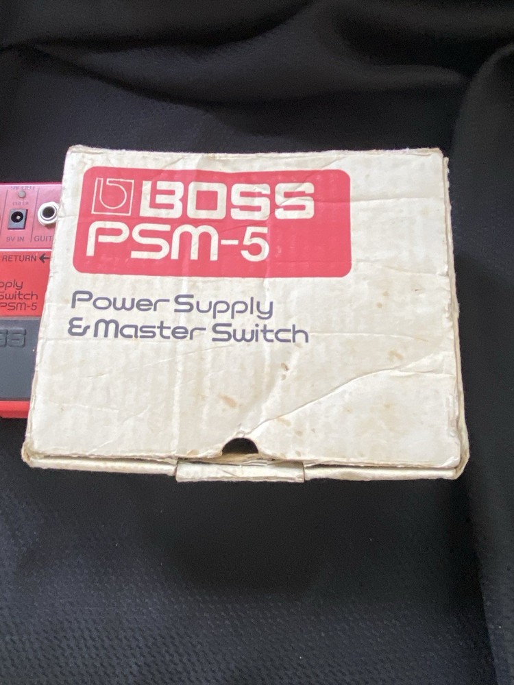 Boss PSM-5 Power Supply and Master Switch Red Label