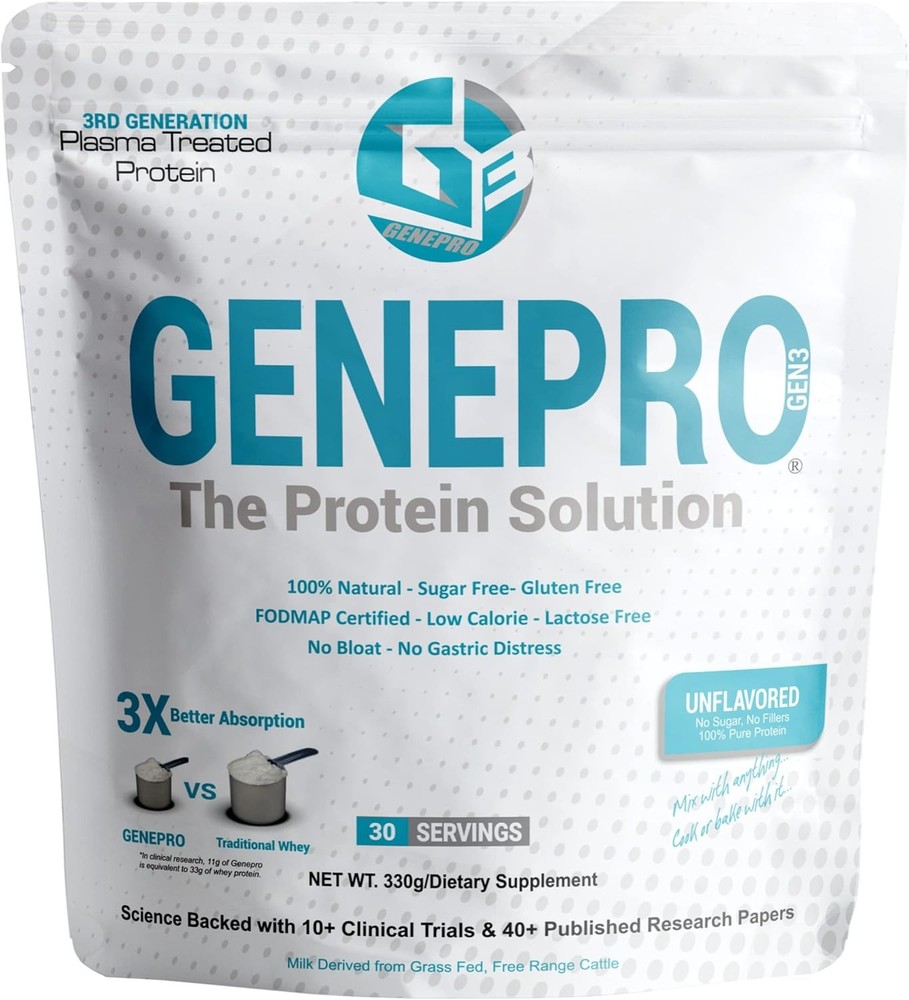 Non GMO Whey Isolate Protein Powder Gen 3 Unflavored 30 Serv