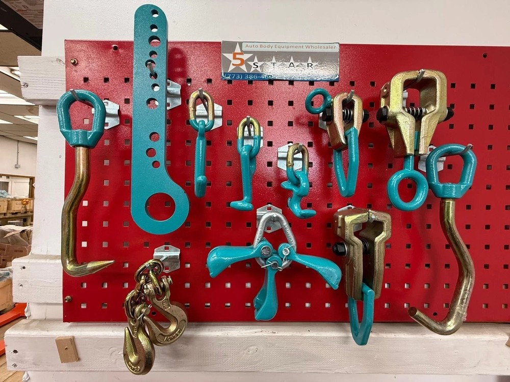 Set# 95 -11 pieces AUTO BODY FRAME MACHINE PULLING TOOLS & CLAMPS VALUE SET