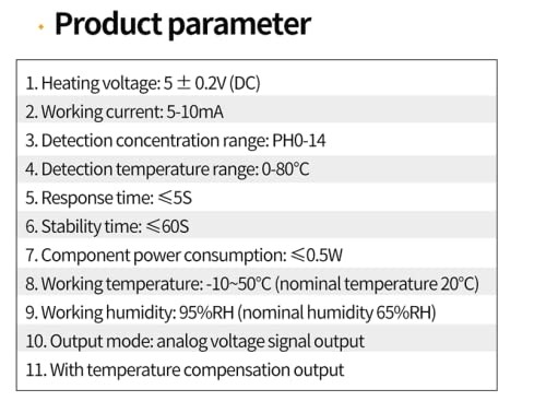 PH Value Data Detection and Acquisition Sensor Module Acidity and Alkalinity ...