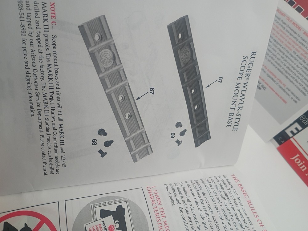 Ruger Mark III Autoloading Owners Manual 2013