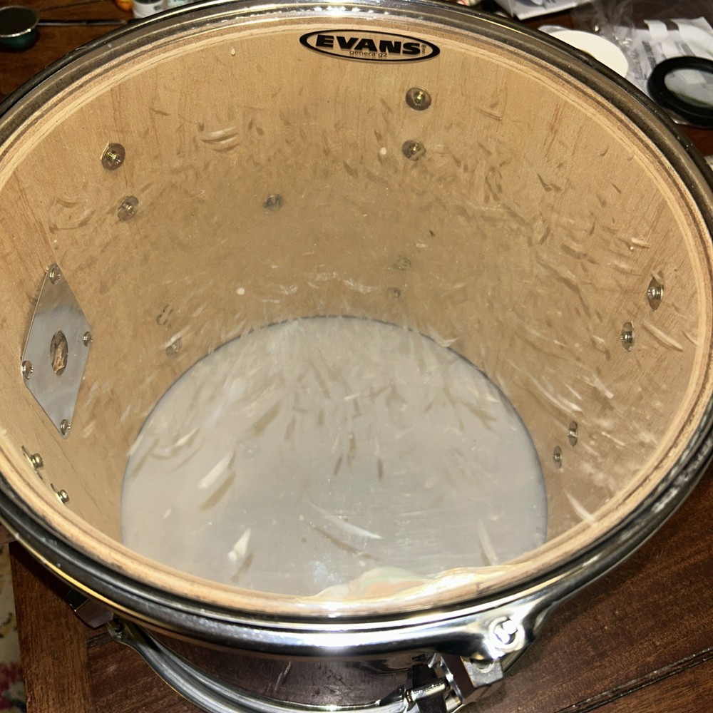 Cosmic percussion,13x12,Evans head ,navy blue