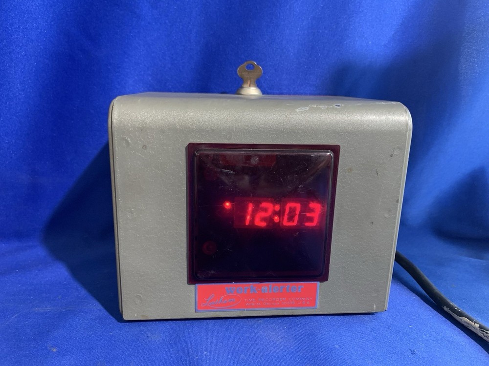 Lathem Work Alerter Digital Time Clock Buzzer - Power On Tested