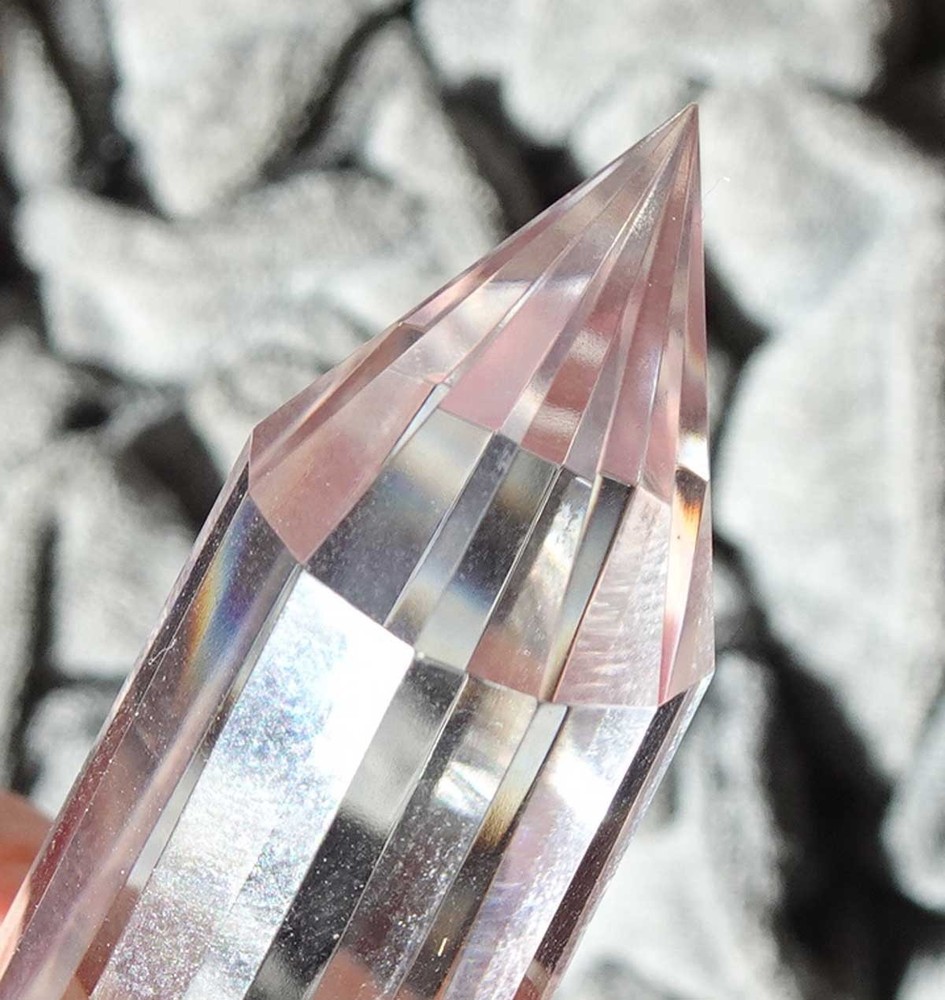 Clear Quartz Vogel 12-sided Crystal - v1002