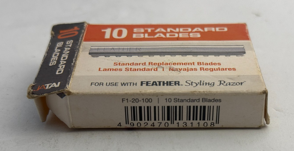 Jatai Feather Styling Razor 10 Standard Replacement Blades