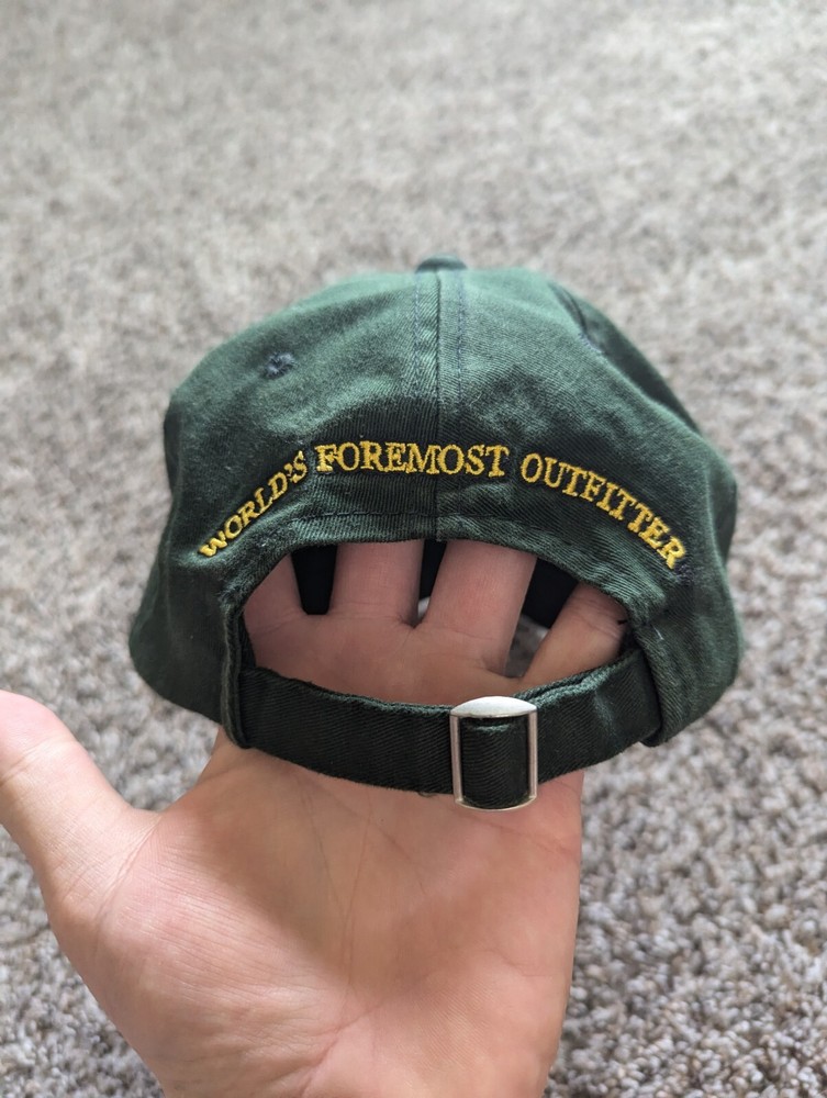 CABELA'S - Green - One Size Adjustable STRAPBACK Baseball Cap Hat