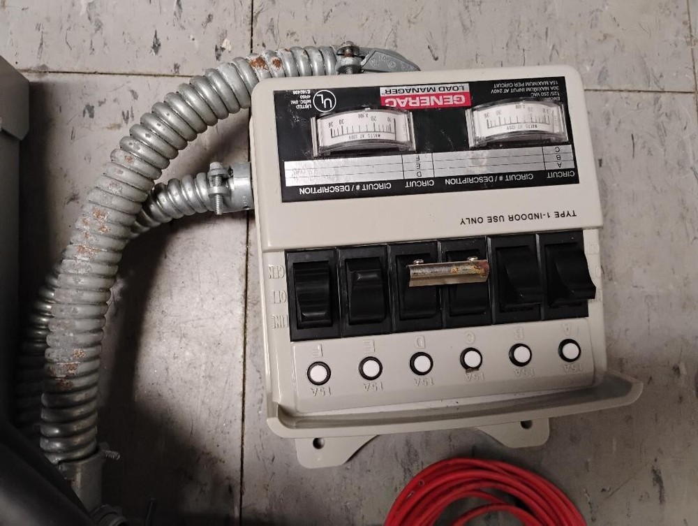 NEW Generac Generator Load Manager as Used with Power Transfer System w/Manuals
