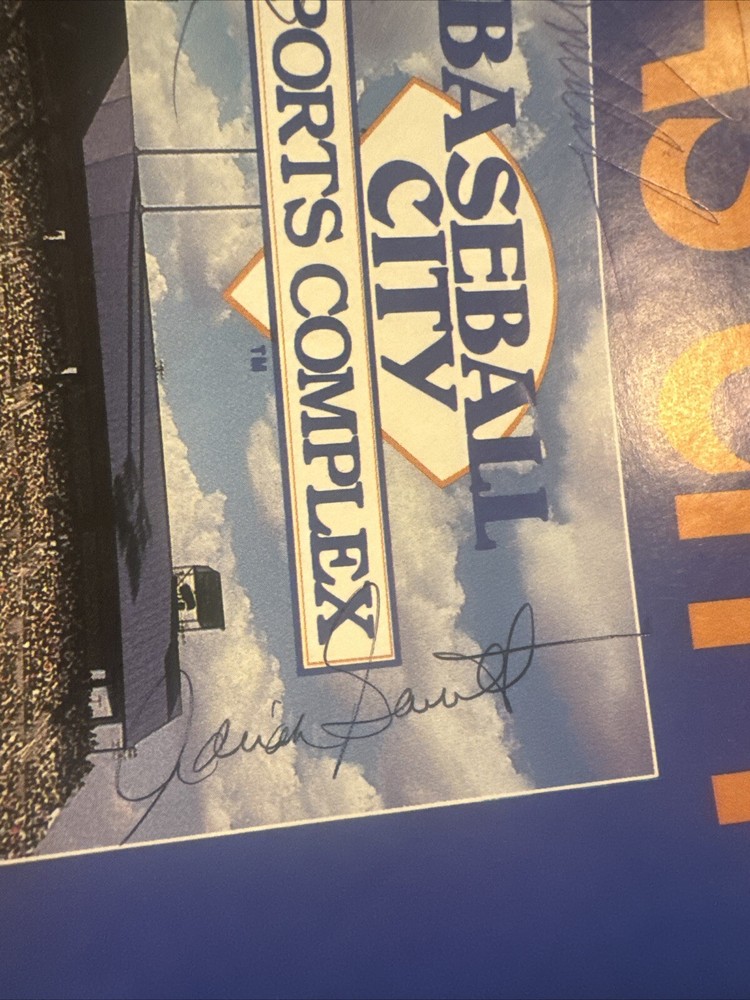 Autographed 1991 Spring Training Souvenir Program Kansas City Royals