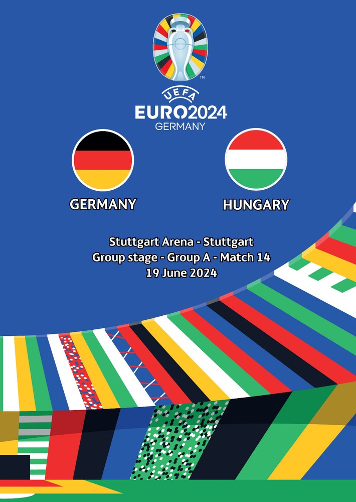Program EURO 2024 Football Germany - Hungary