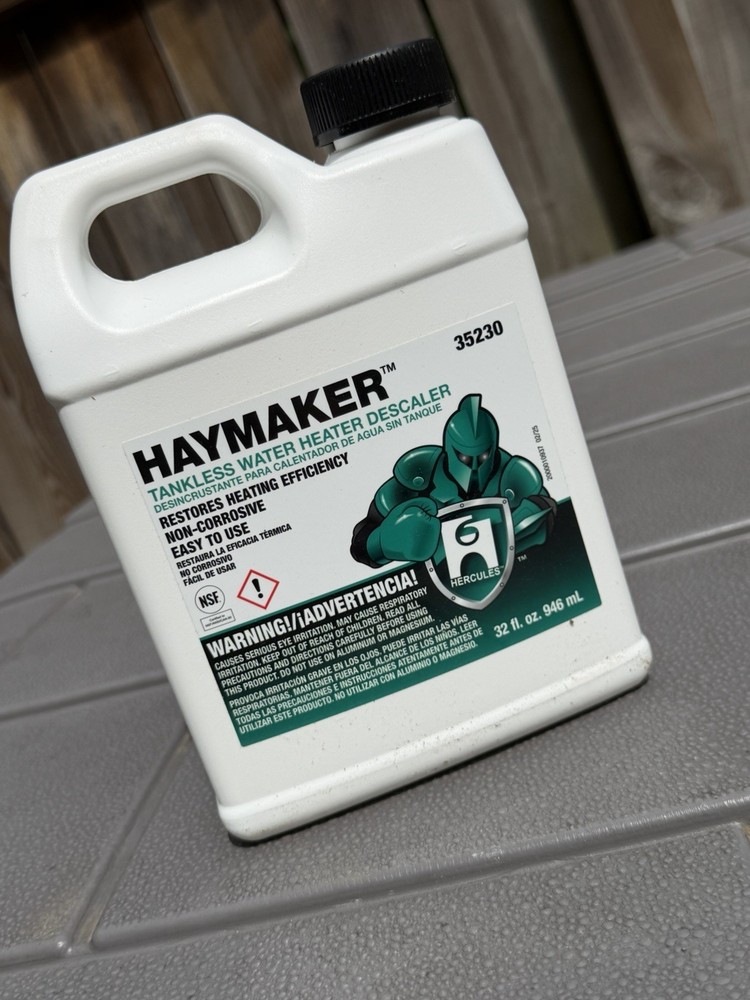 Hercules Haymaker 32 Oz. Ready To Use Tankless Water Heater Descaler 35230