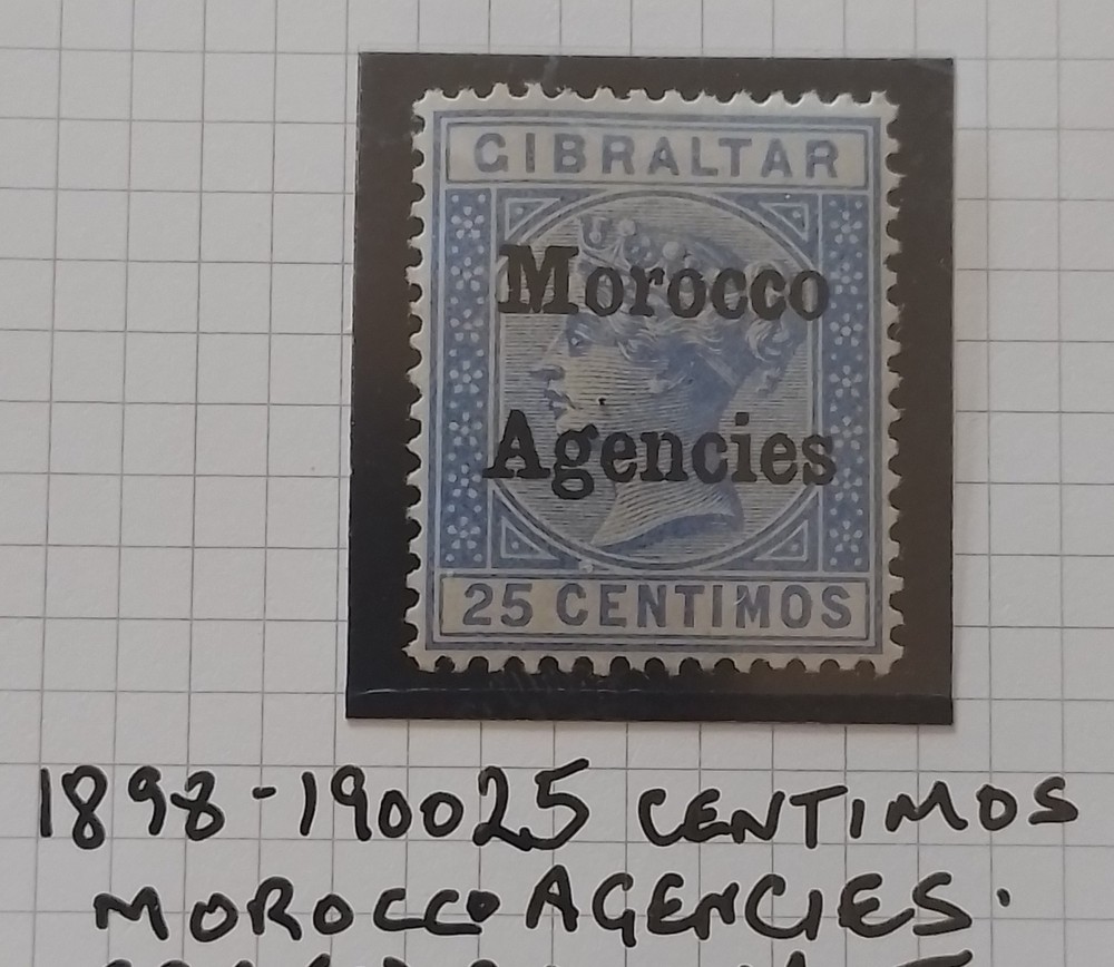 QV Morocco Ag. 1899 4 X Stamps