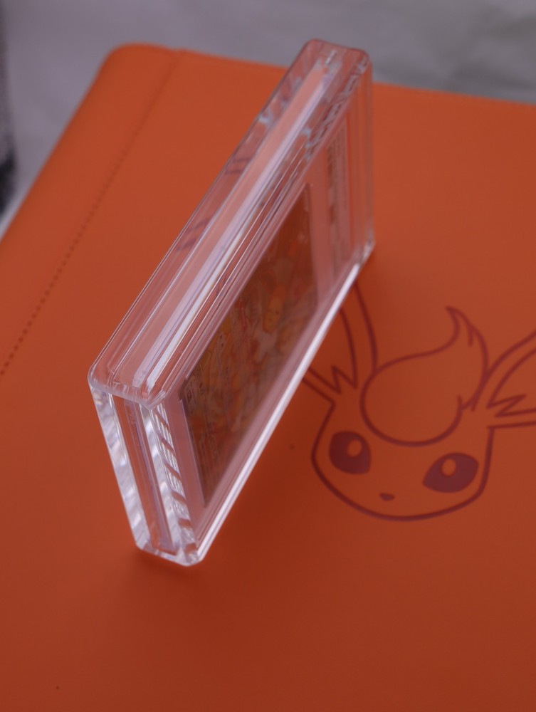 PSA Acrylic Magnetic Display Case With Graded Guard / Bumper Installed