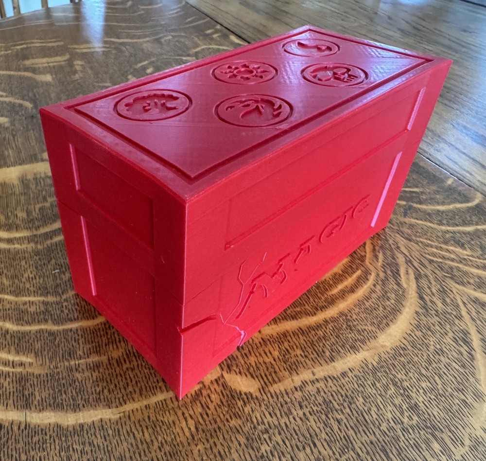 3D Printed Magic Deck Box - Holds Up to 3 Sleeved Commander Decks