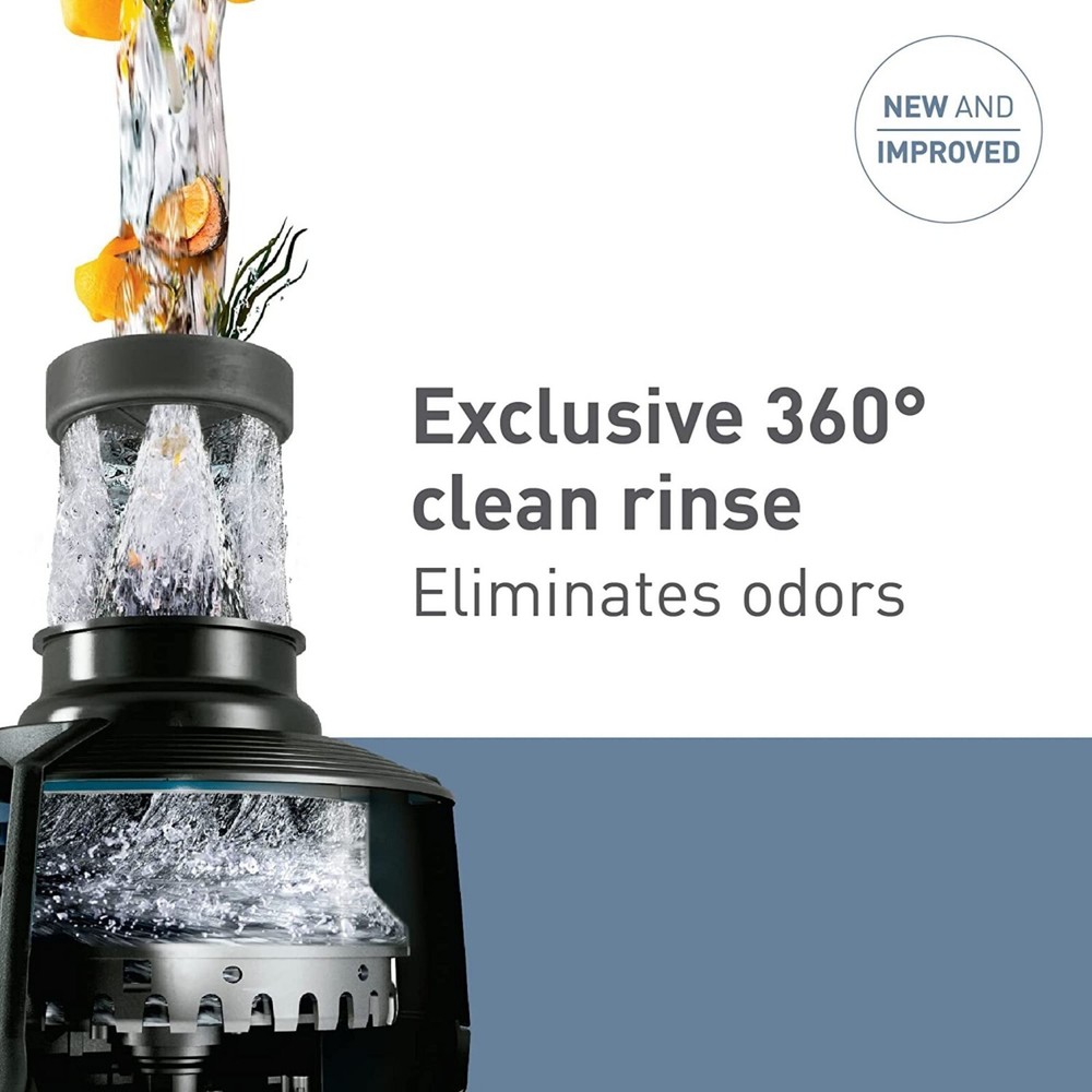 1/2HP Garbage Disposal Compact Food Waste Grinder Garburator Under Kitchen Sink