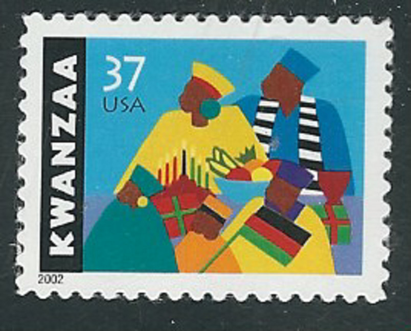 Scott #3673... 37 Cent... Kwanzaa... 2 Stamps