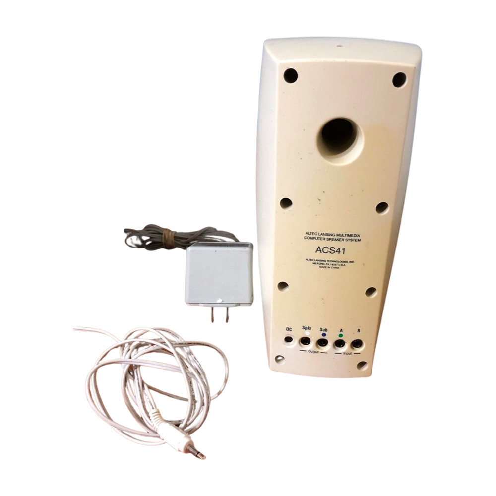 Vintage Gateway 2000 ACS41 Altec Lansing Multimedia Computer Speaker System