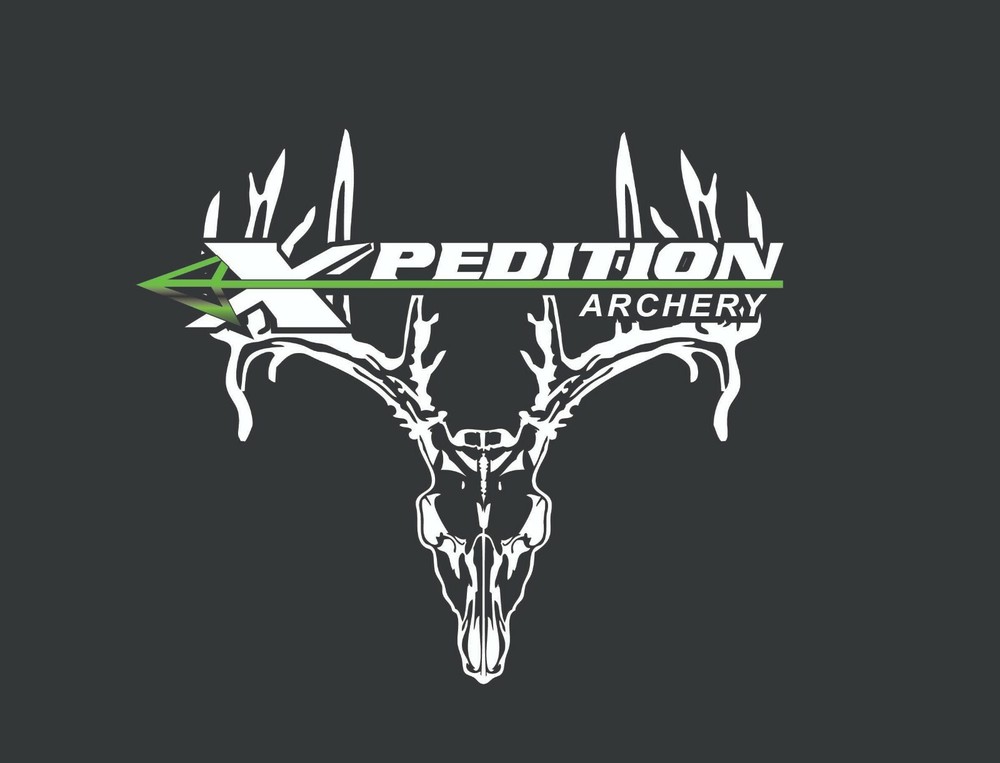 Xpedition Archery skull 11"wide x 10" tall