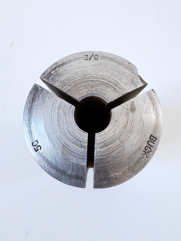 3/8" BUCK 5C Round Collet Internal & External Threads .375" USA