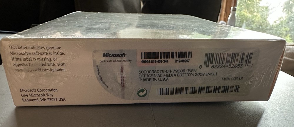 Microsoft Office Mac 2008 with Expression Media NIB