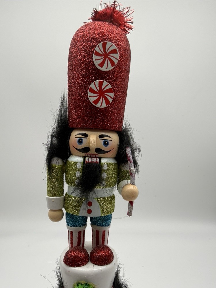 15" Triple Stacked Nutcracker Soldier Totem