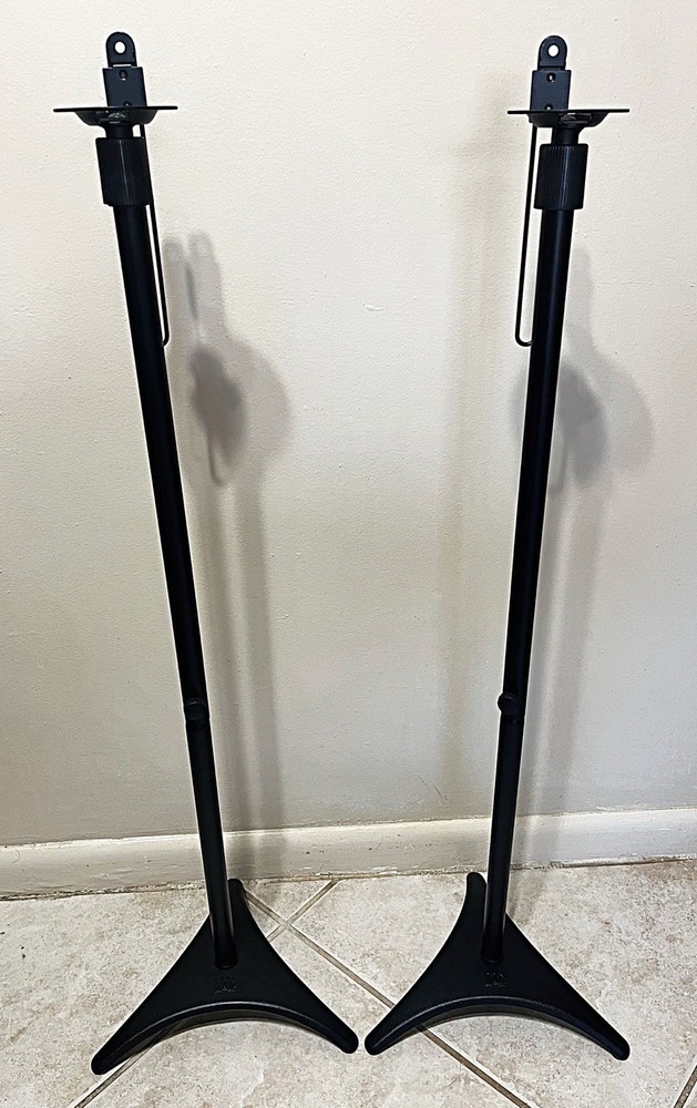 Mounting Dream MD5401 Speaker Stands Pair Heavy Duty Tripod Base Adjustable