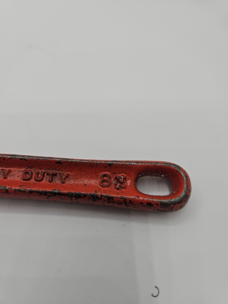 Rigid 8" Heavy Duty Adjustable Pipe Wrench