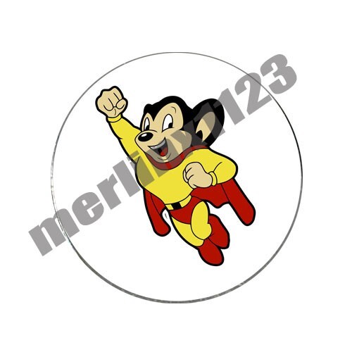 Mighty Mouse Golf Ball Marker Cartoon Comic
