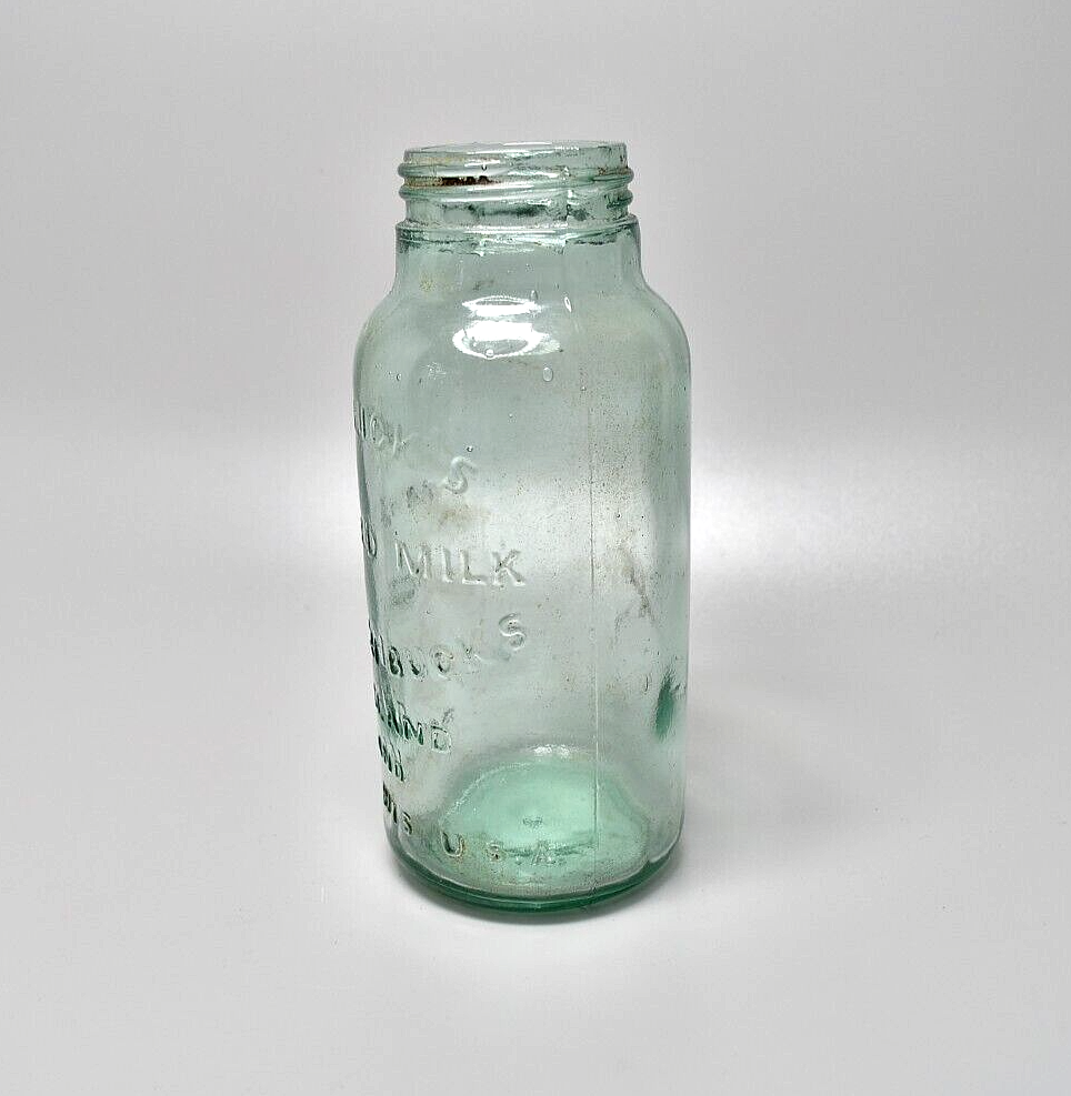 Vintage Horlick's Glass Jar