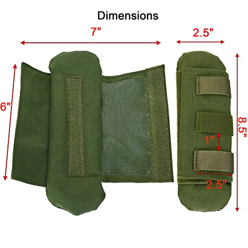 2 Pack Shoulder Strap Pad Vest Shoulder Strap Pads Backpack Strap Pads Green