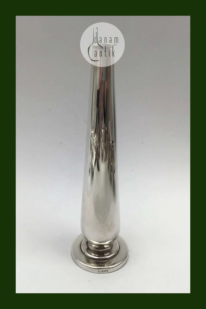 Hans Jensen Silver Orchid Vase