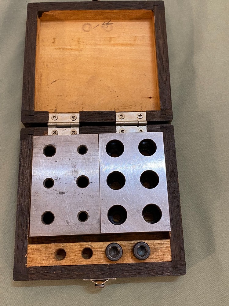 SPI 1" X 2" X 3"  1-2-3 UNIVERSAL TOOLMAKERS BLOCKS W/ CASE