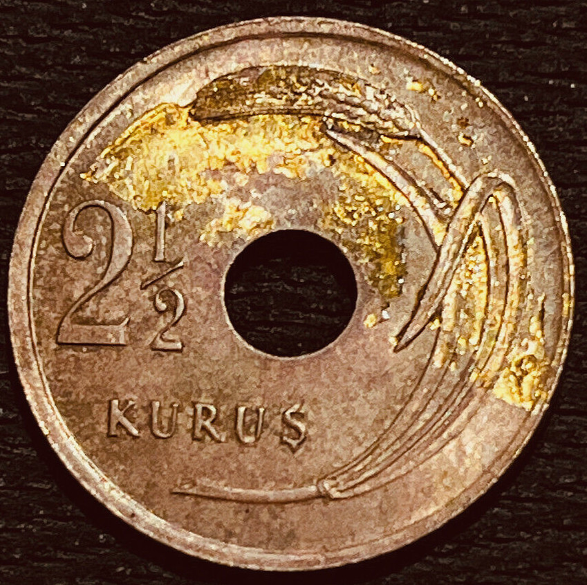 1948 Turkiye 2-1/2 Kurus