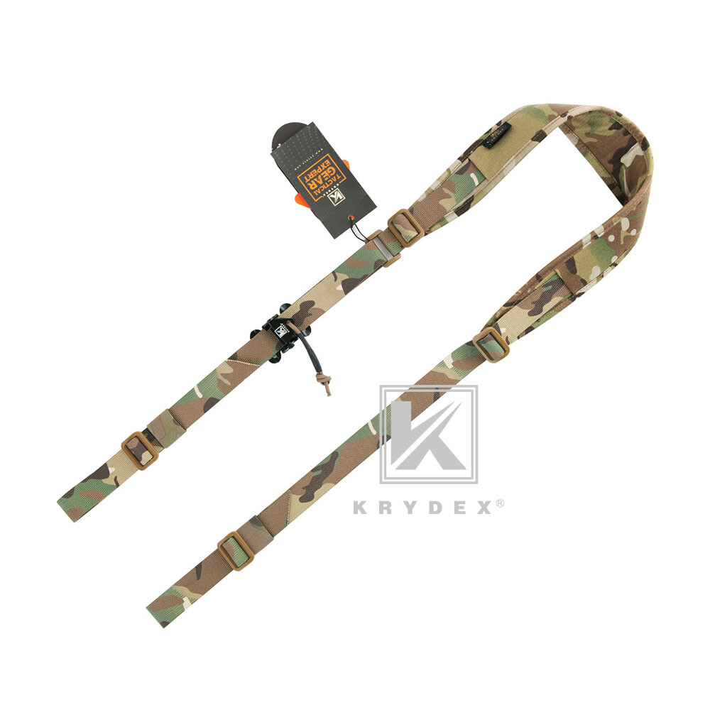 KRYDEX Tactical Sling Strap Modular Slingster Pull Tab Two-Point Quick Adjust